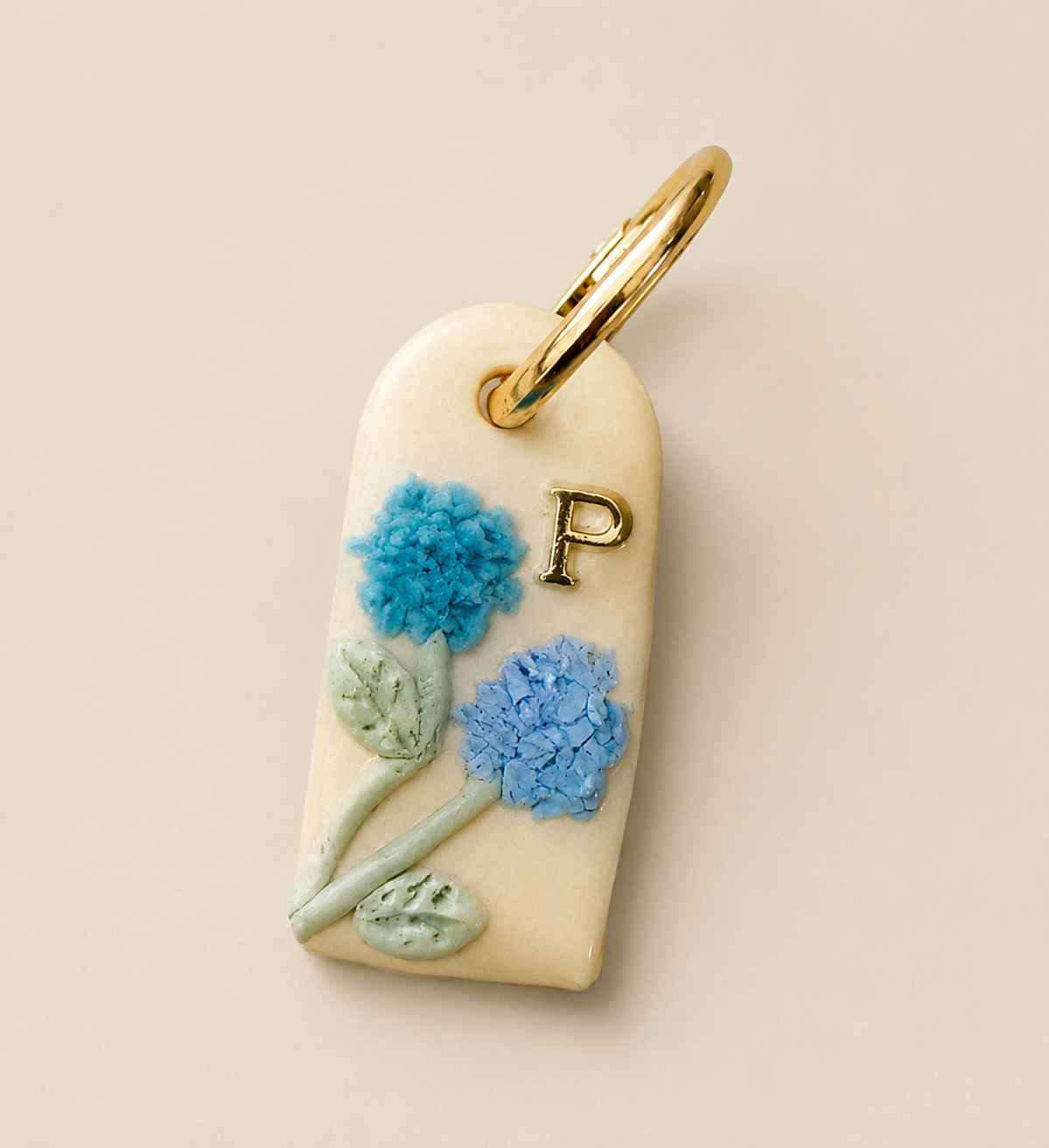 Hydrangea Initial Tag